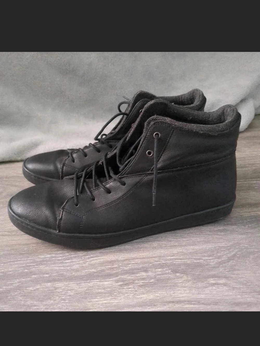 Men's Aldo Black Lace-Up Casual Boots